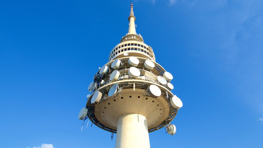 Telstra Tower featuring views