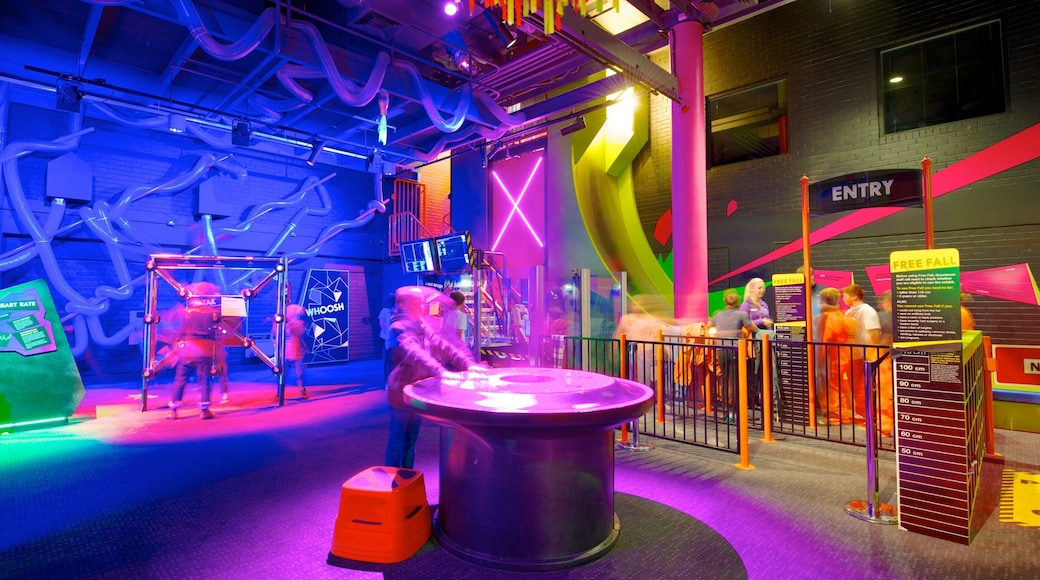 Questacon fasiliteter samt innendørs