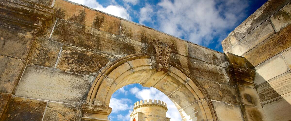 Port Arthur Historic Site which includes building ruins, heritage architecture and château or palace