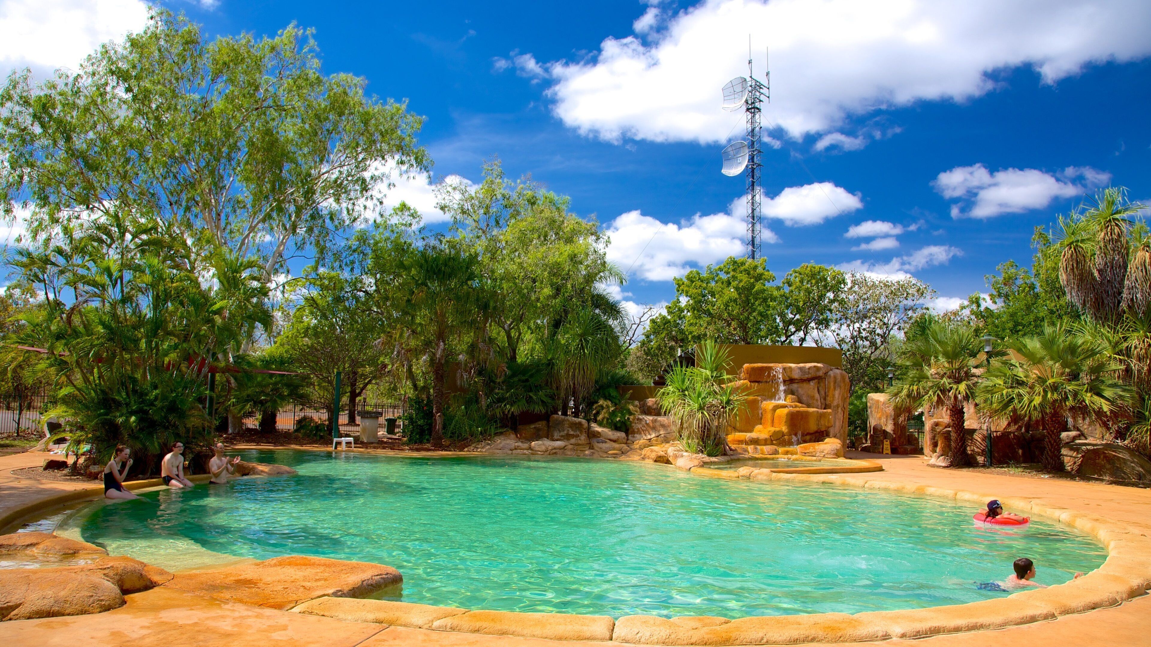 Kakadu National Park showing swimming and a pool
