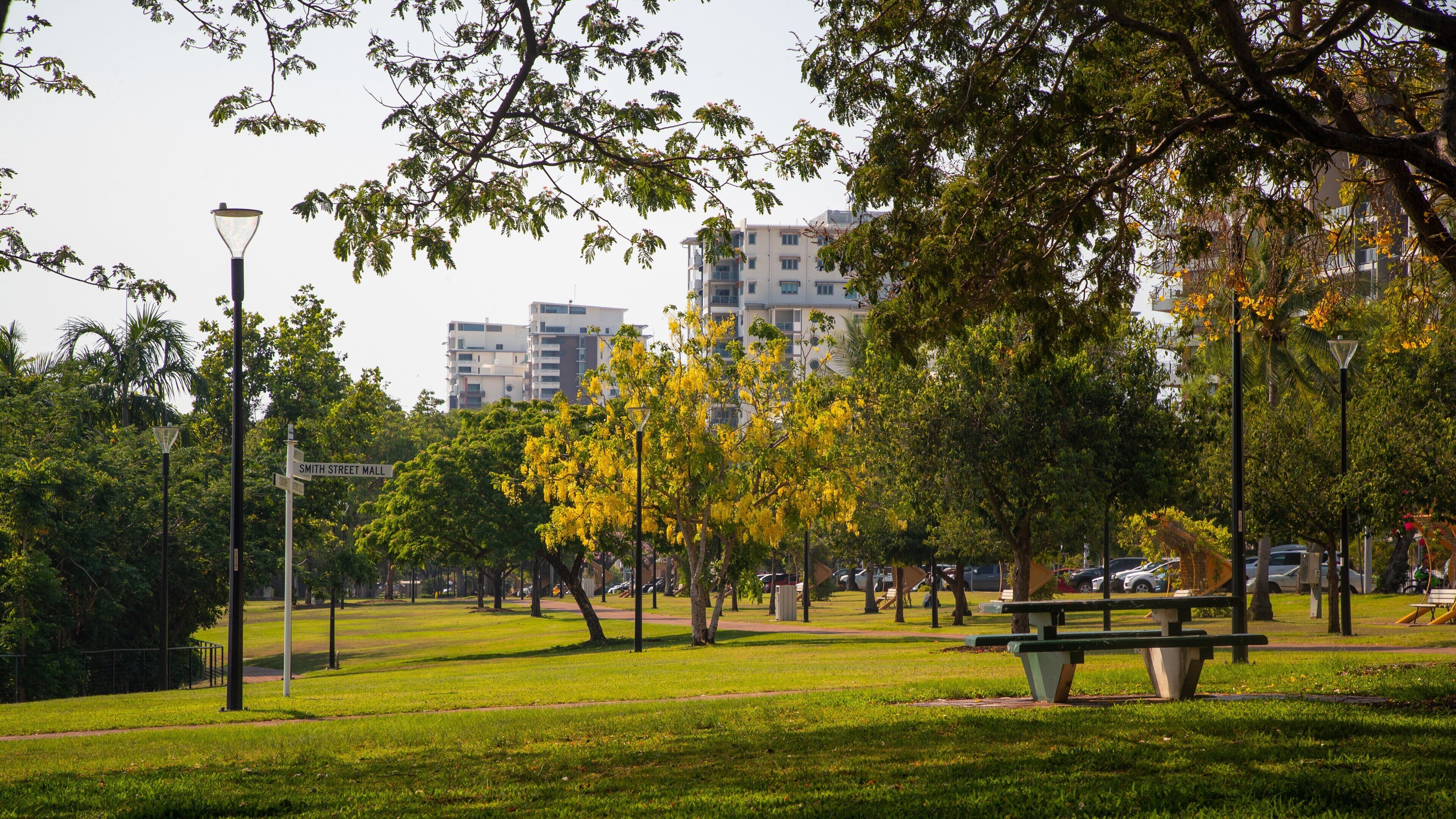 Bicentennial Park which includes a park
