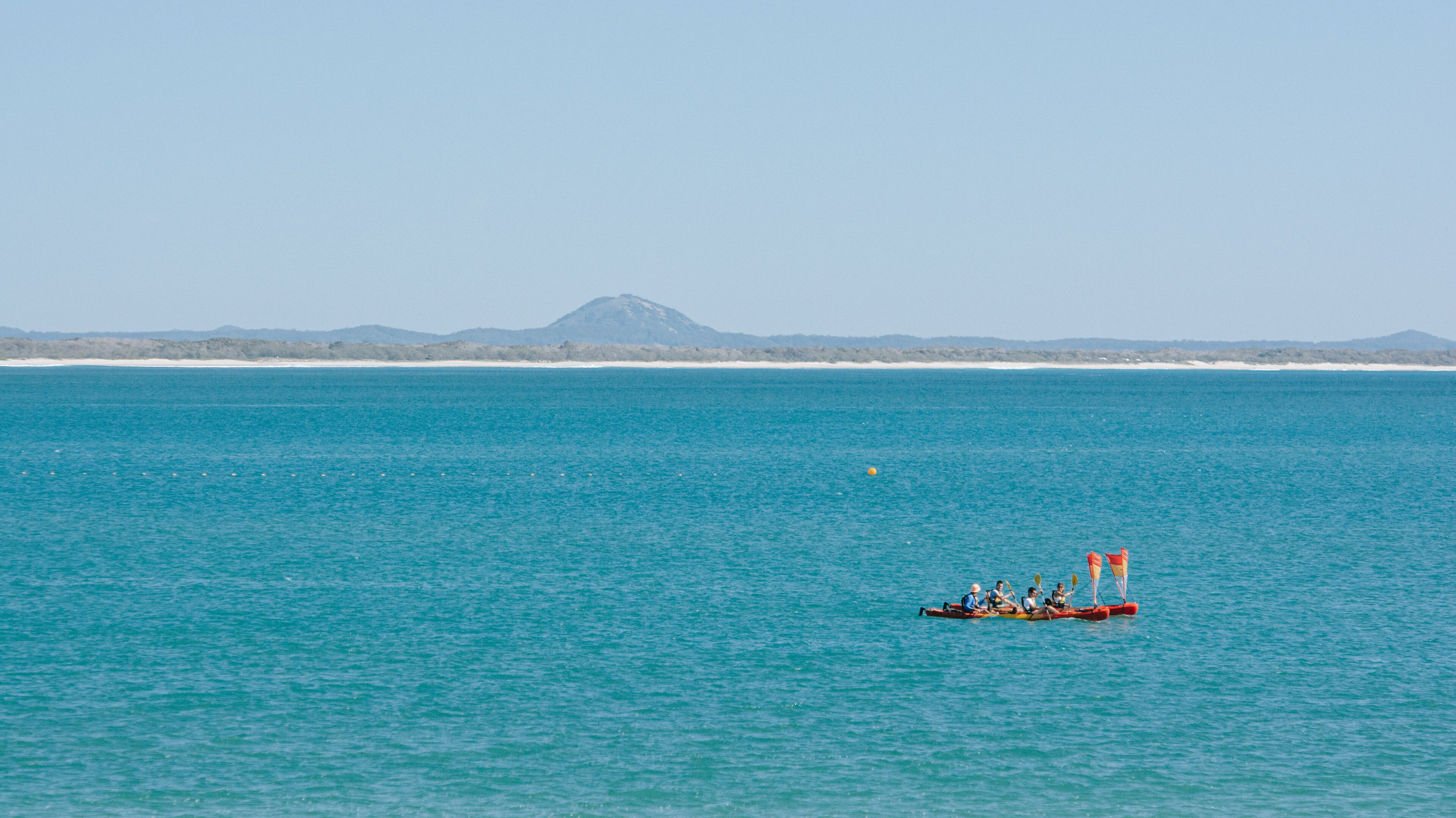 Noosa National Park which includes kayaking or canoeing and general coastal views