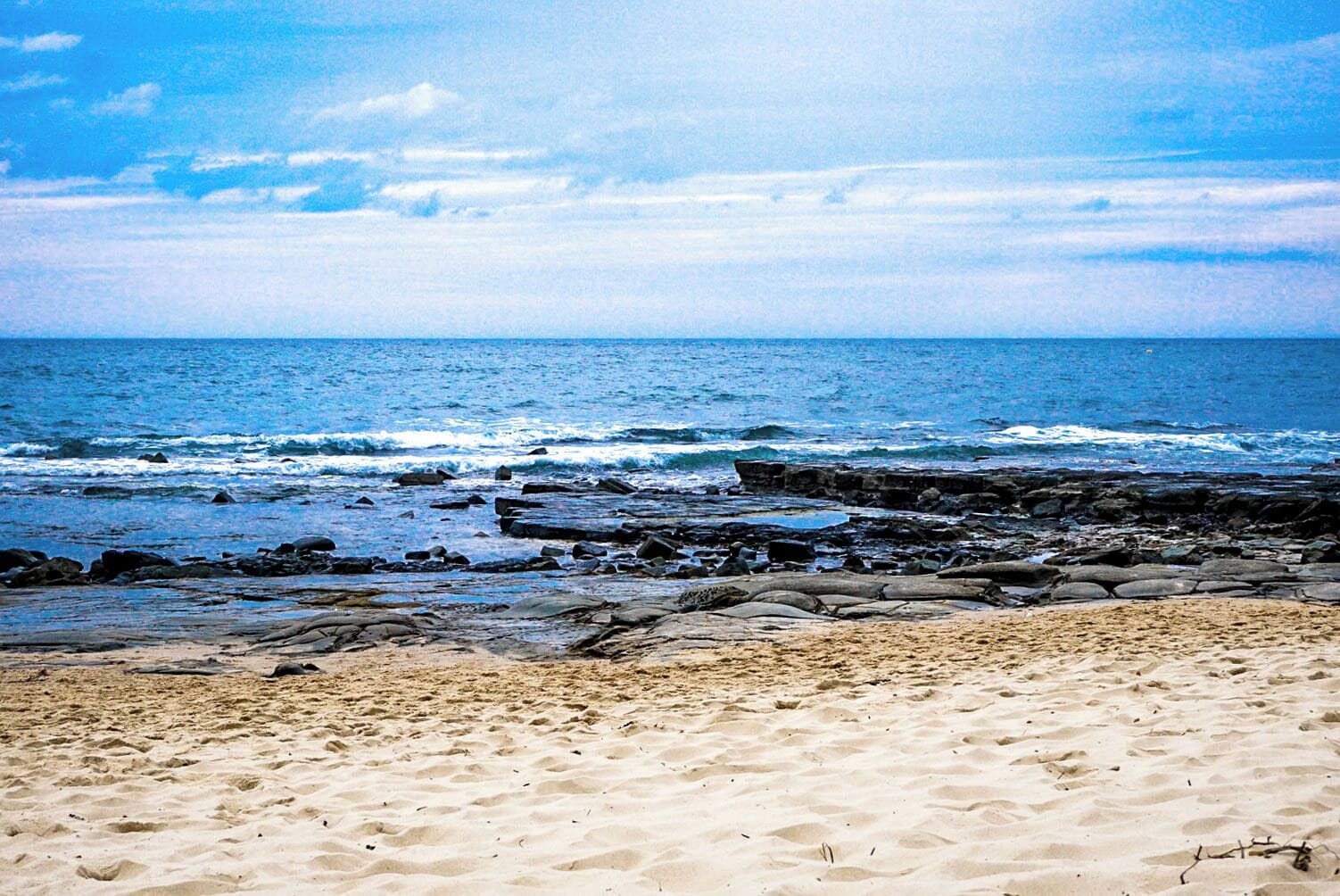 Stunning beach at Sunshine Coast.