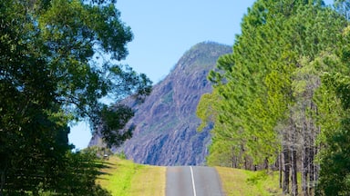 Glasshouse Mountains National Park showing tranquil scenes