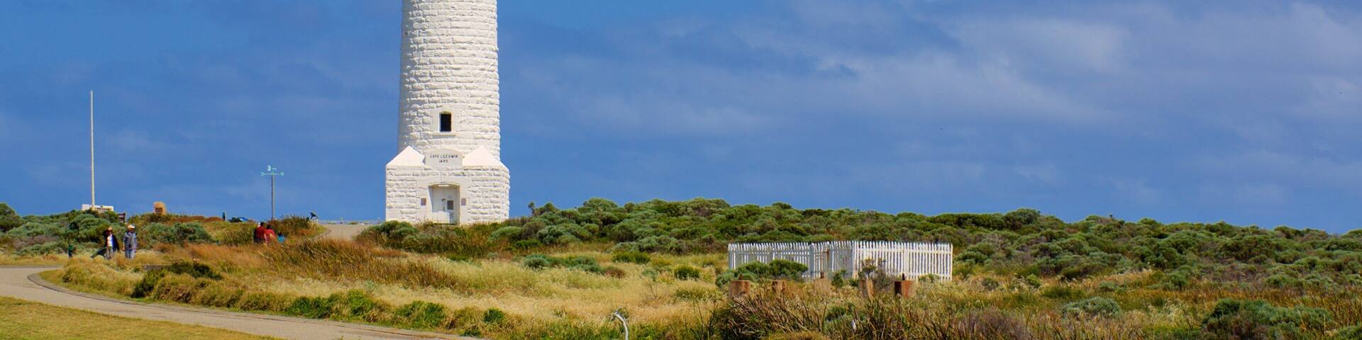 Cape Leeuwin Lighthouse featuring a lighthouse