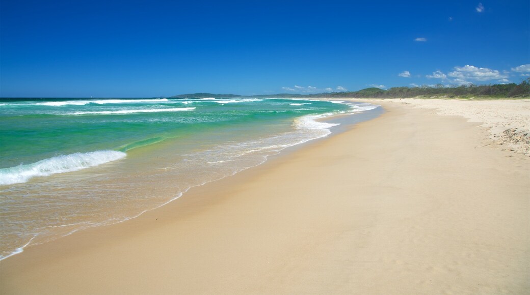 Tallow Beach qui includes plage