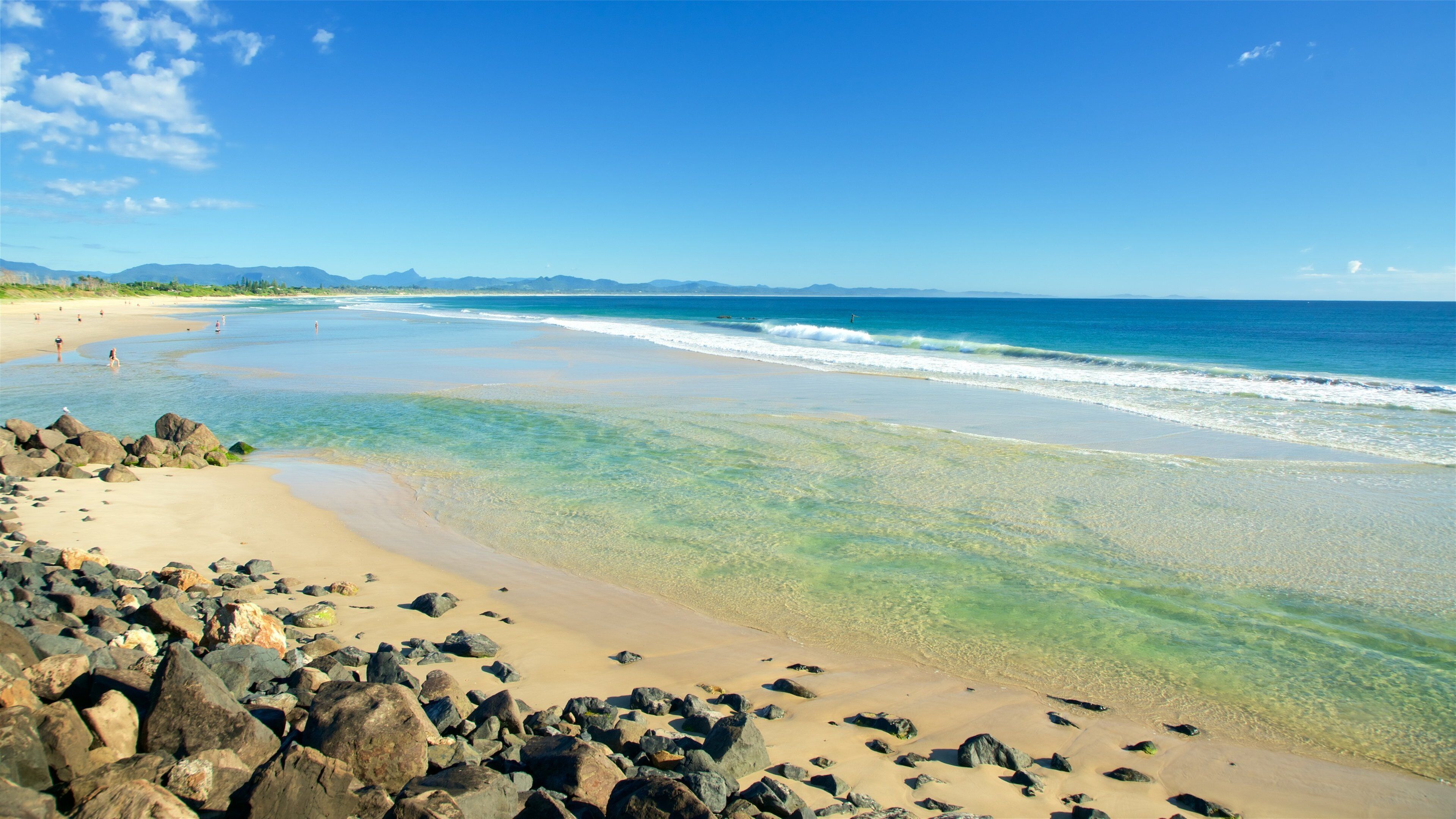 Byron Bay fasiliteter samt strand