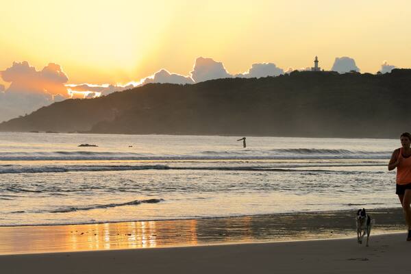 Byron Bay featuring a sandy beach