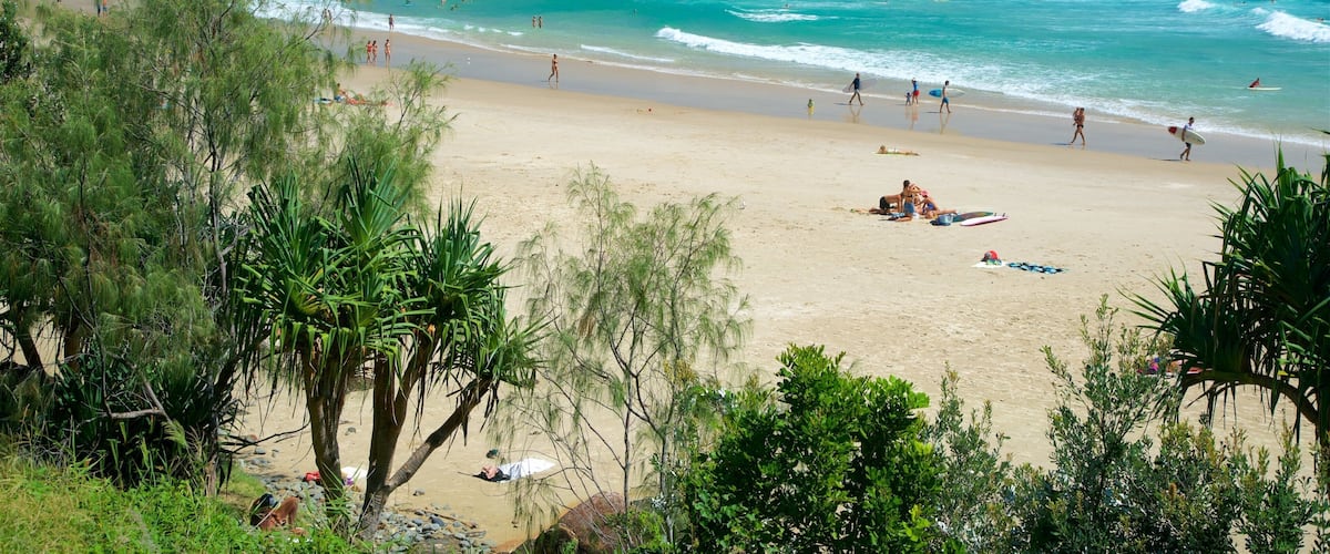 Wategos Beach montrant plage