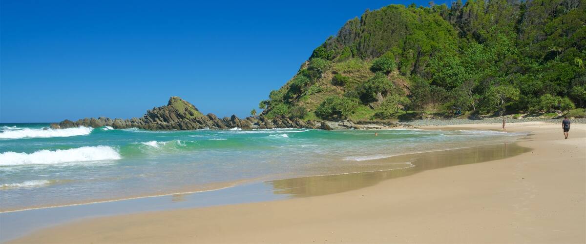 Kings Beach which includes a beach