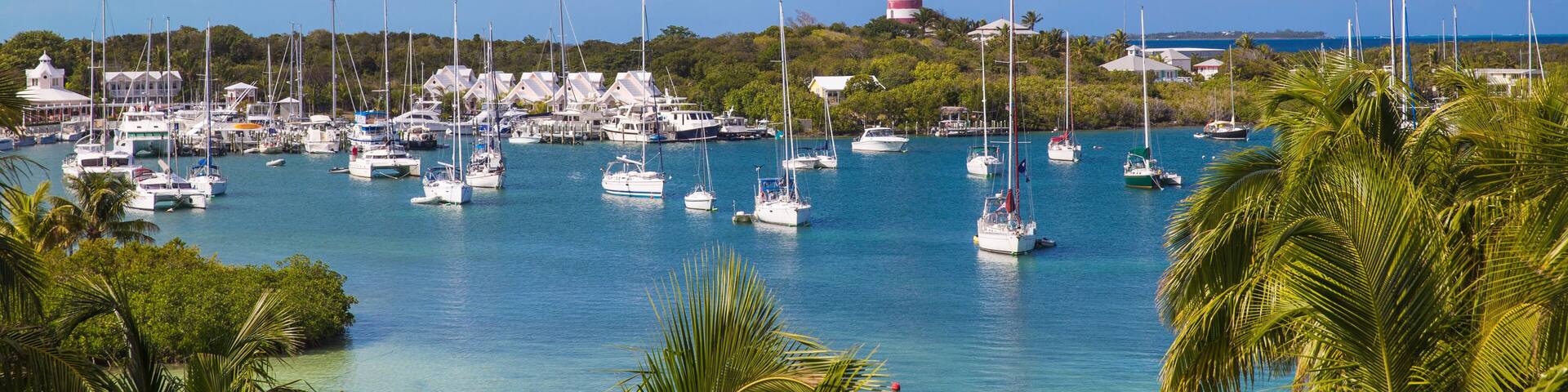 Bahamas, Abaco Islands, Elbow Cay, Hope Town, Elbow Reef Lighthouse - The last kerosene burning manned lighthouse in the world - built by the The British Imperial Lighthouse Service during the 1860's