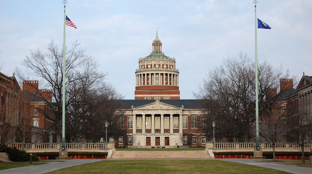 Rush Rhees Library in University of Rochester, New York State, USA
