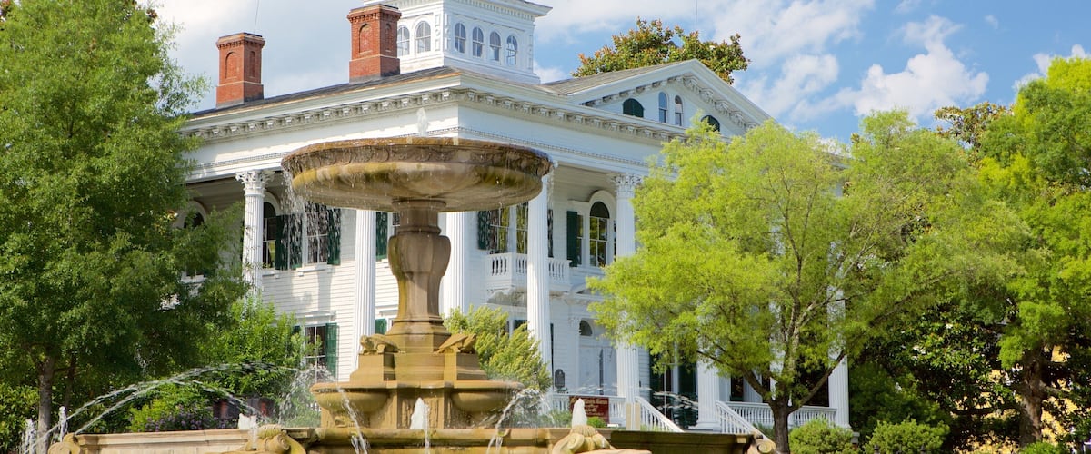 Wilmington showing a fountain