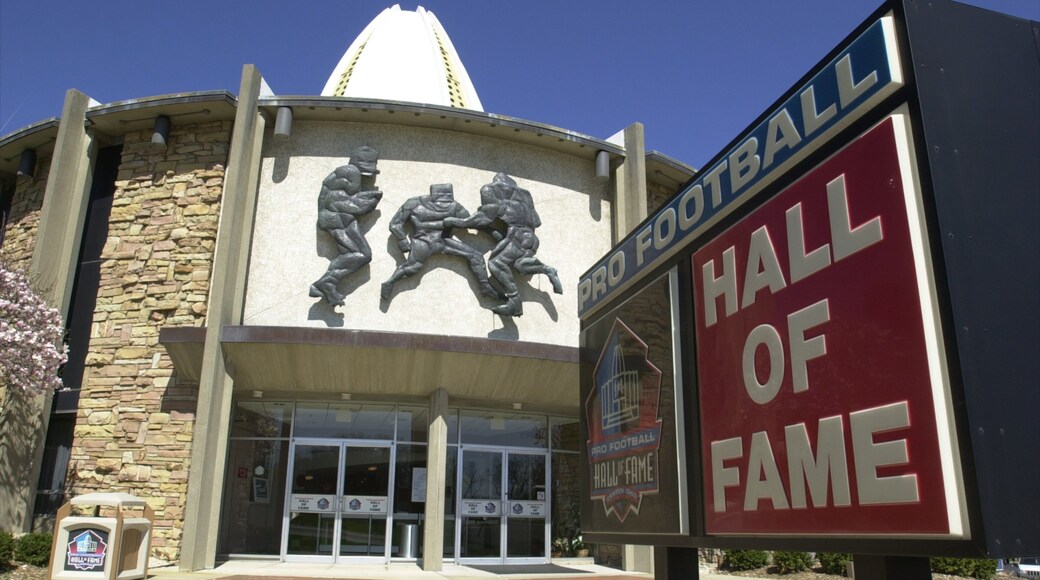 프로 풋볼 명예의 전당 을 특징 신호