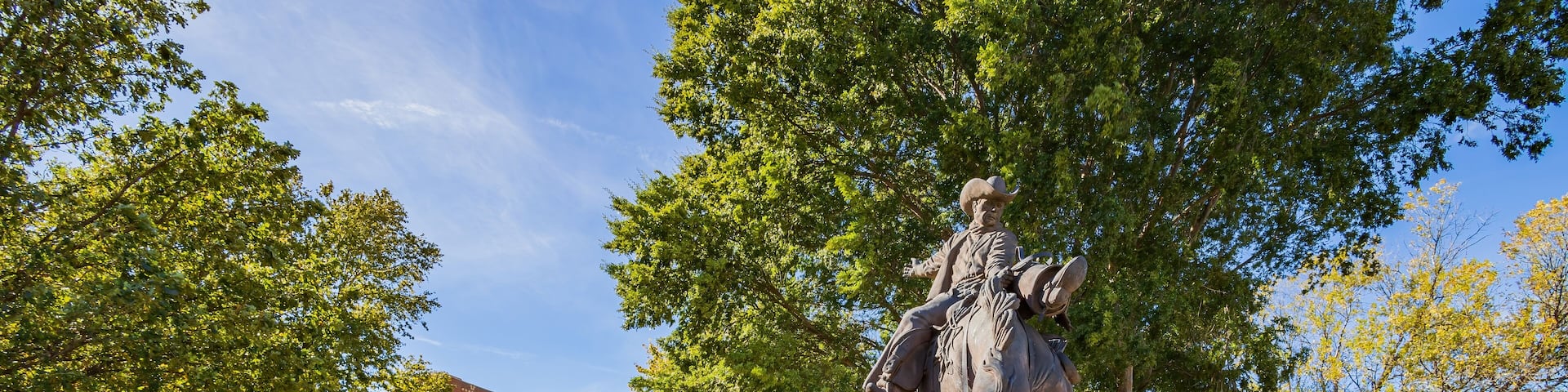 Sunny view of the campus of Northwestern Oklahoma State University