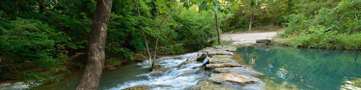 Chickasaw National Recreation Area which includes a river or creek