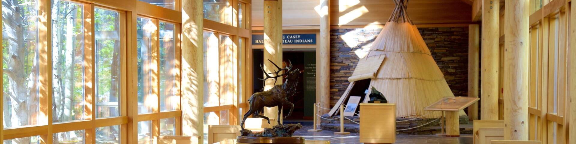 High Desert Museum mostrando vistas interiores