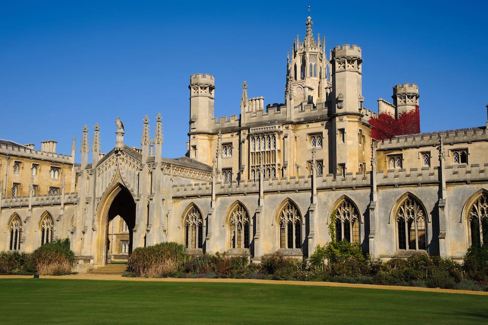 A historic building with Gothic architecture, including pointed arches and towers.