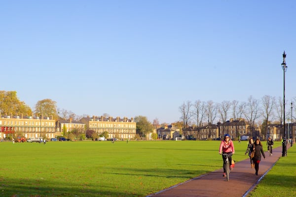 Parker\'s Piece which includes a park and hiking or walking