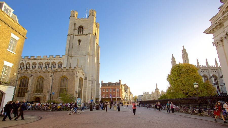 Church of St Mary the Great featuring a church or cathedral, heritage architecture and heritage elements