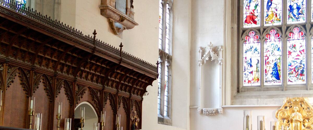 Church of St Mary the Great which includes religious elements, interior views and a church or cathedral