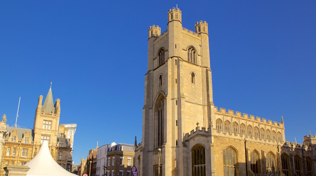 Church of St. Mary the Great featuring a church or cathedral, heritage elements and heritage architecture