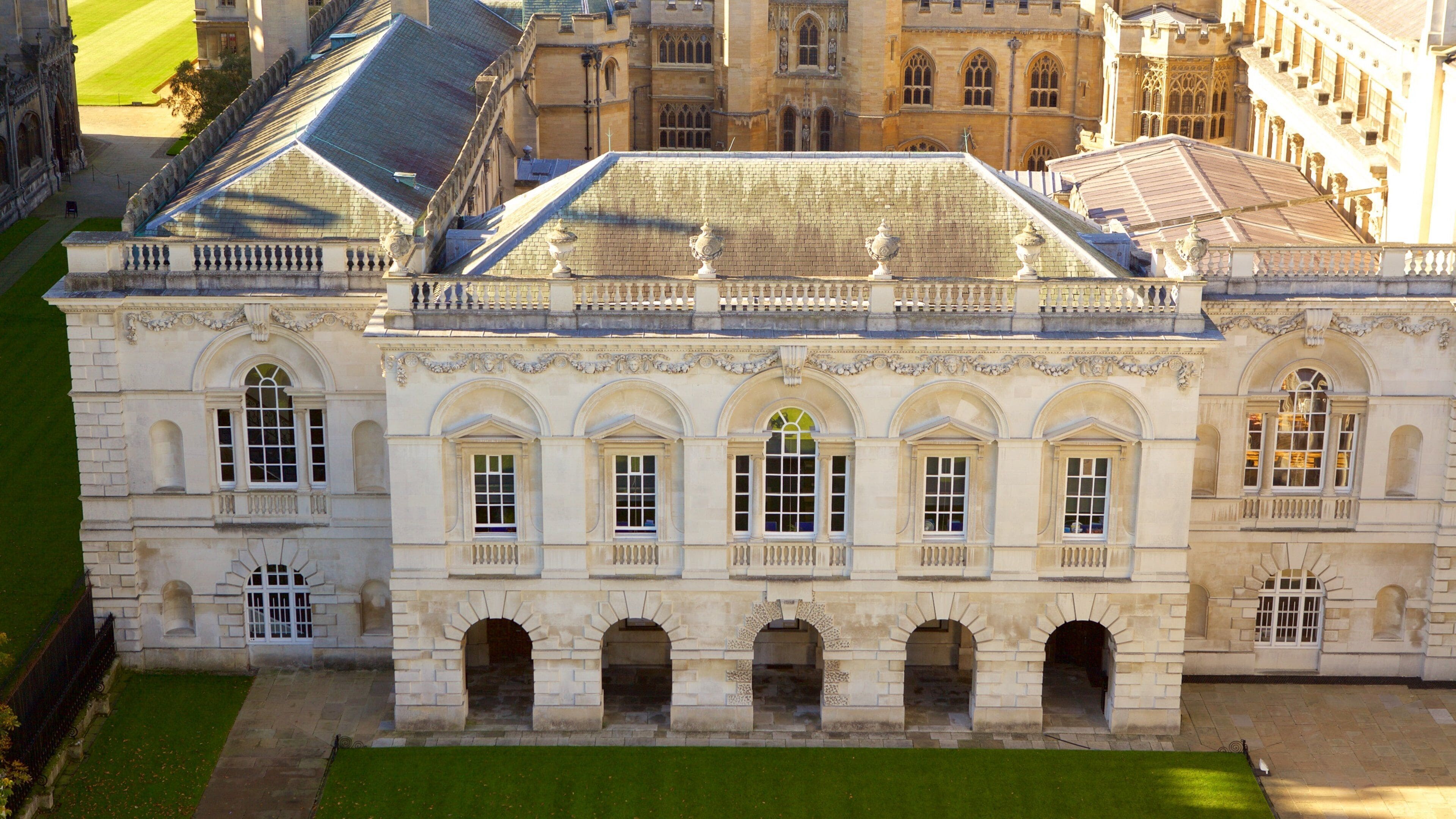 Senate House showing heritage architecture and heritage elements