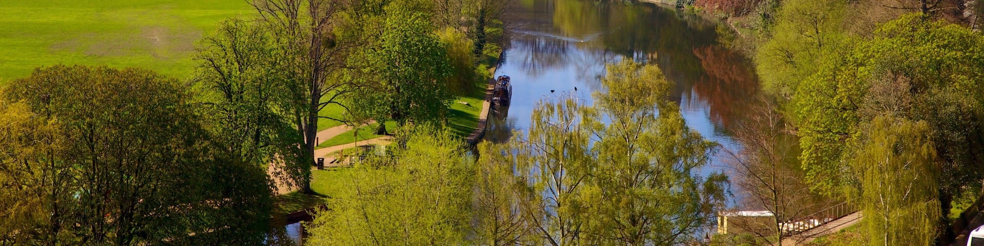 バーミンガム フィーチャー 静かな風景, 河あるいは小川 と 公園