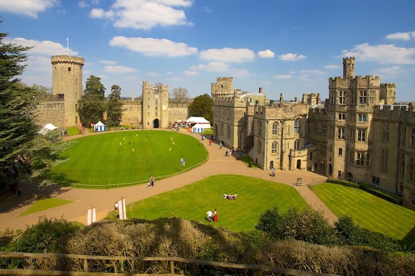 ChĂąteau de Warwick qui includes patrimoine architectural, chĂąteau et vues