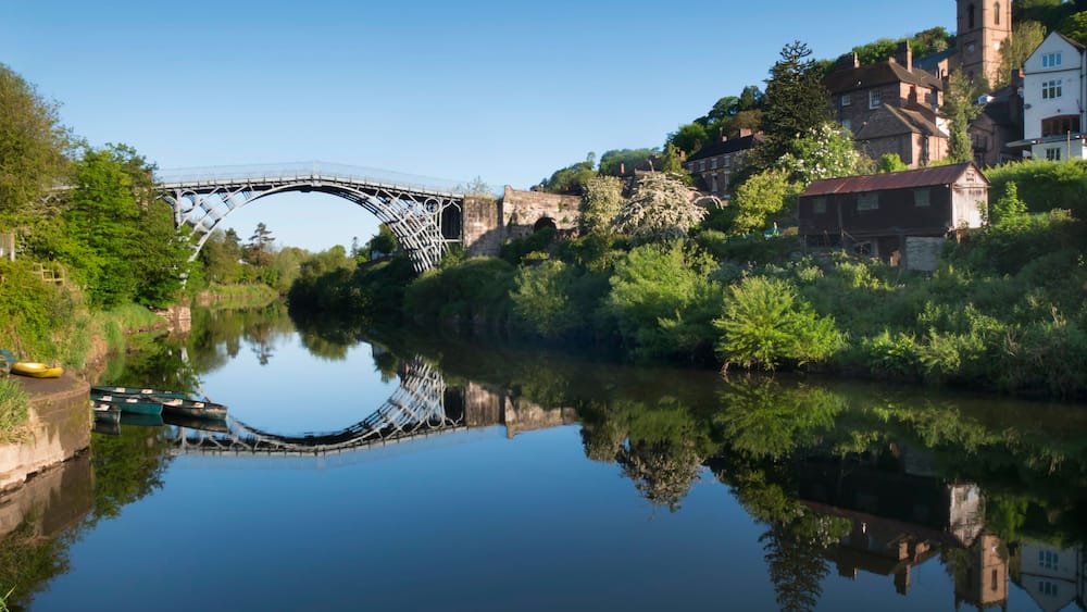 europe, uk, England, Shropshire, Ironbridge daytime