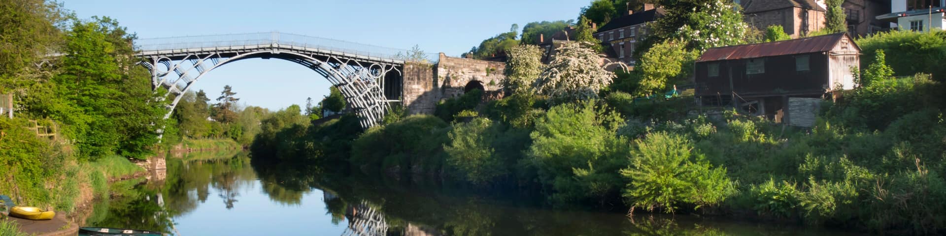 europe, uk, England, Shropshire, Ironbridge daytime