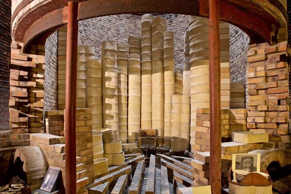 Coalport China Museum featuring interior views