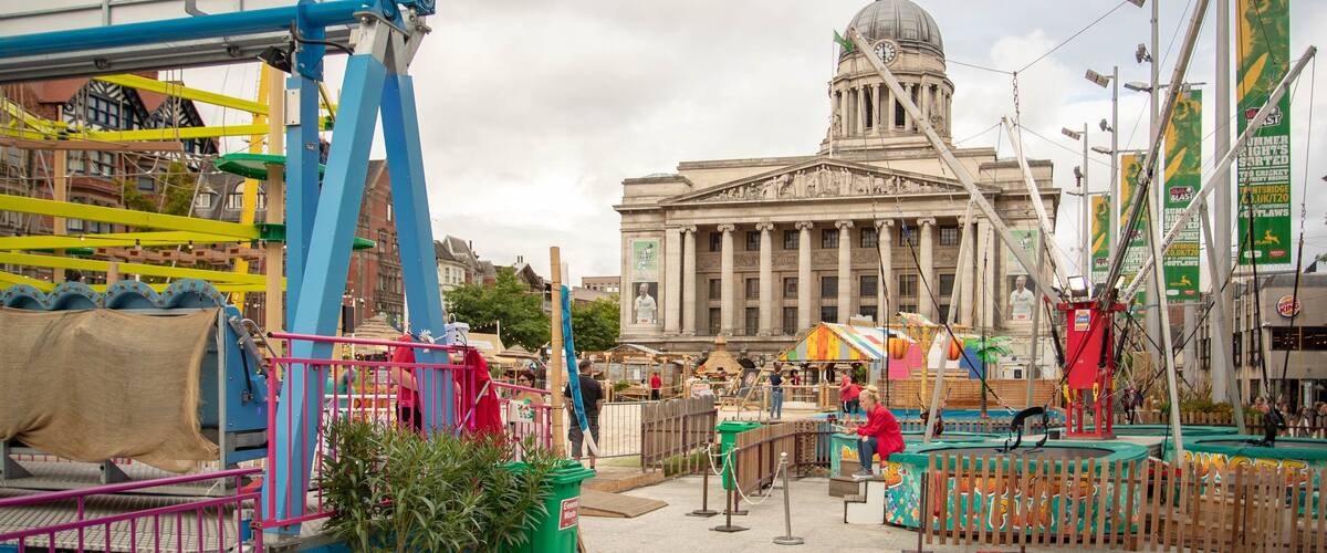Nottingham Council House featuring heritage architecture