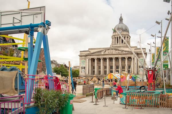 Nottingham Council House featuring heritage architecture
