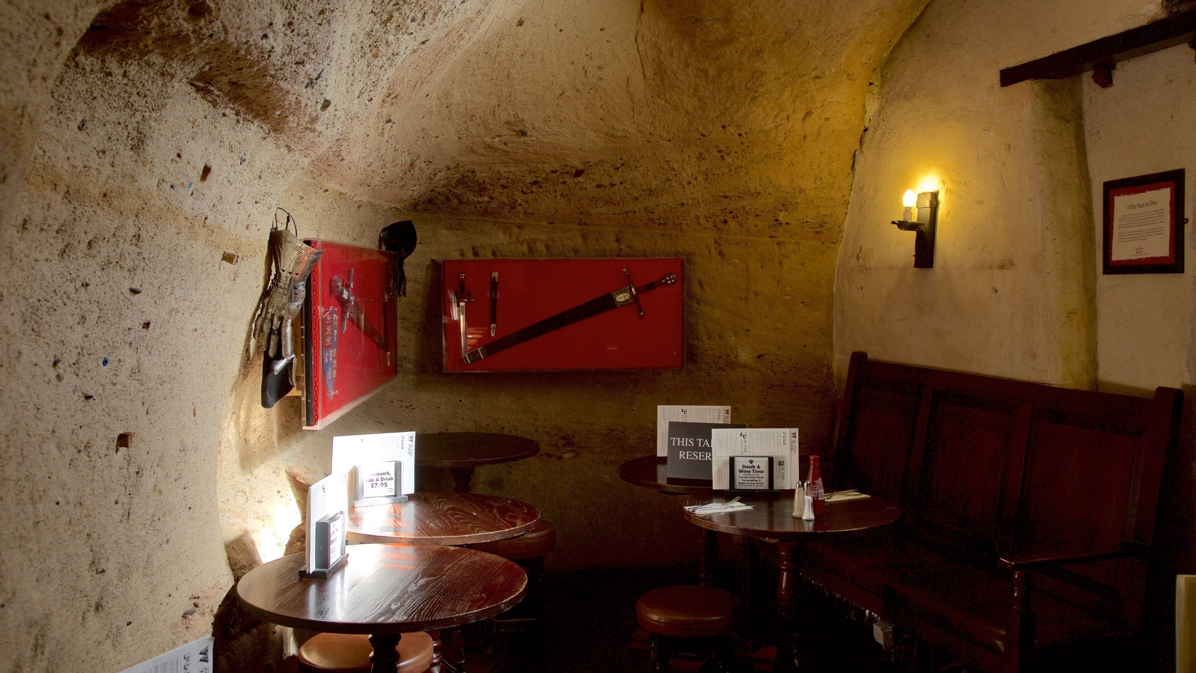 Ye Olde Trip to Jerusalem inclusief een bar, historisch erfgoed en interieur