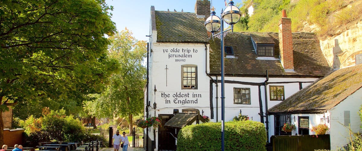 Ye Olde Trip to Jerusalem che include mangiare all\'aperto, oggetti d\'epoca e hotel
