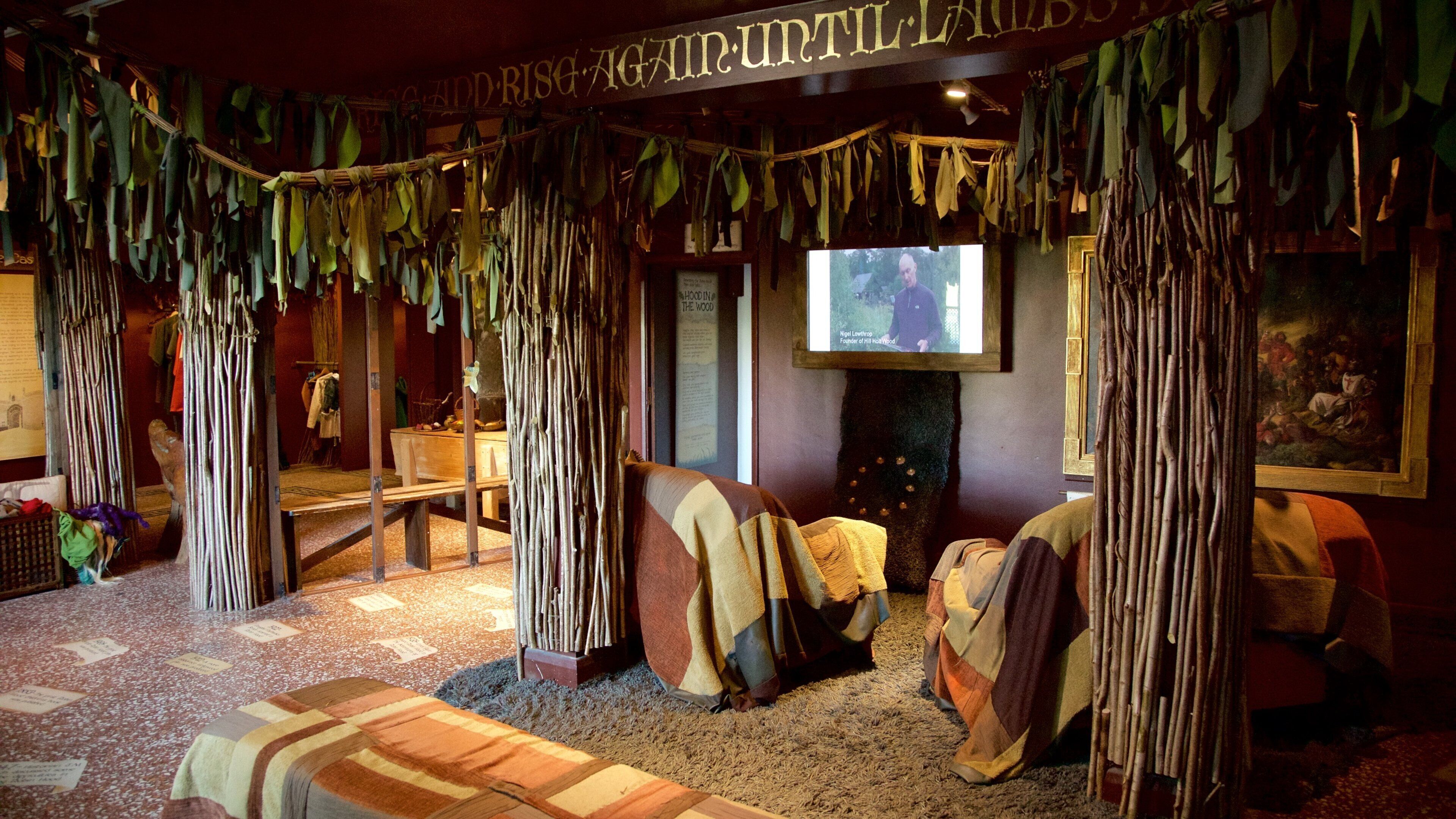 Castillo de Nottingham mostrando vista interna