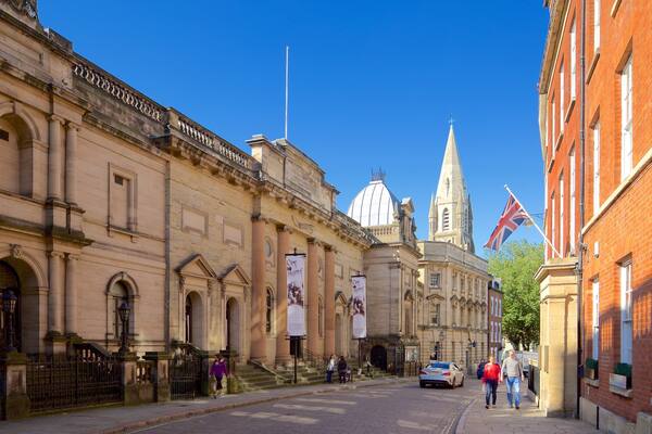 Galleries of Justice mit einem Geschichtliches und StraĂenszenen