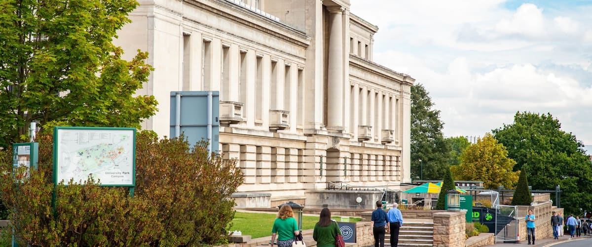 University of Nottingham featuring street scenes and heritage elements