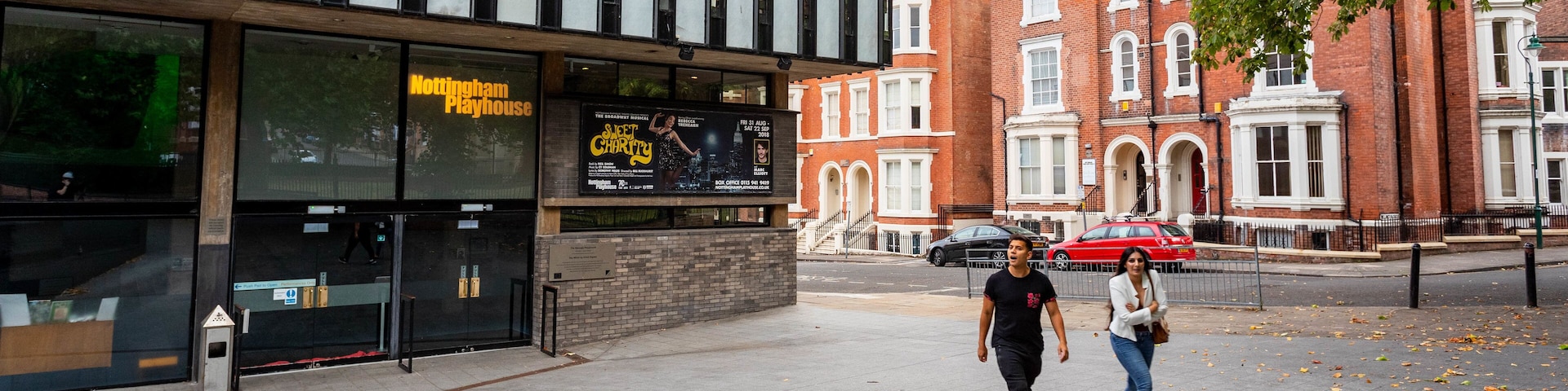 Nottingham Playhouse which includes street scenes as well as a couple