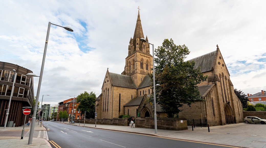 Nottingham Cathedral showing heritage architecture and a church or cathedral