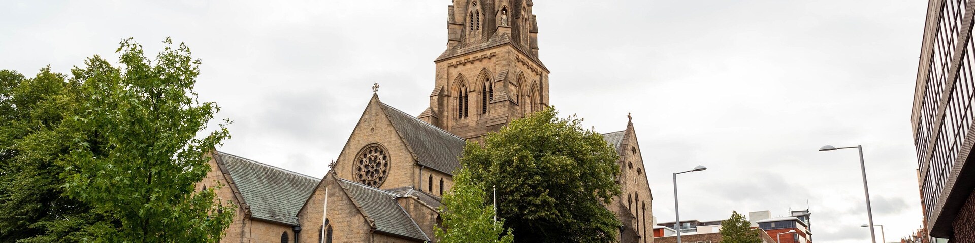 Nottingham Cathedral featuring heritage architecture and a church or cathedral