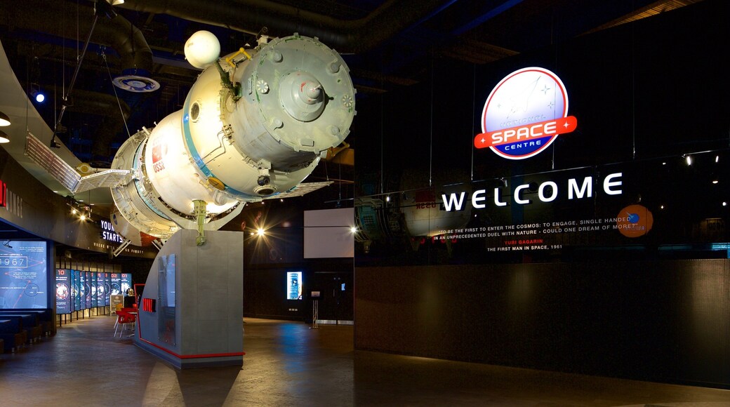 National Space Centre which includes interior views and signage