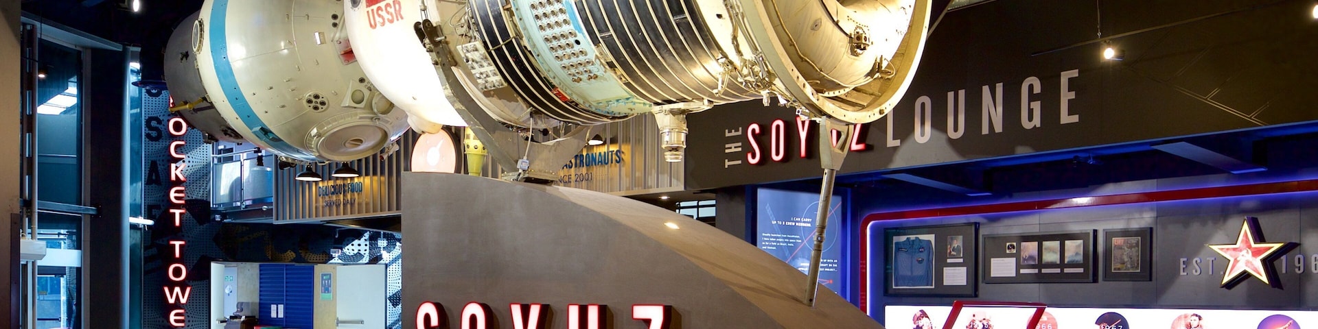 National Space Centre which includes interior views and signage