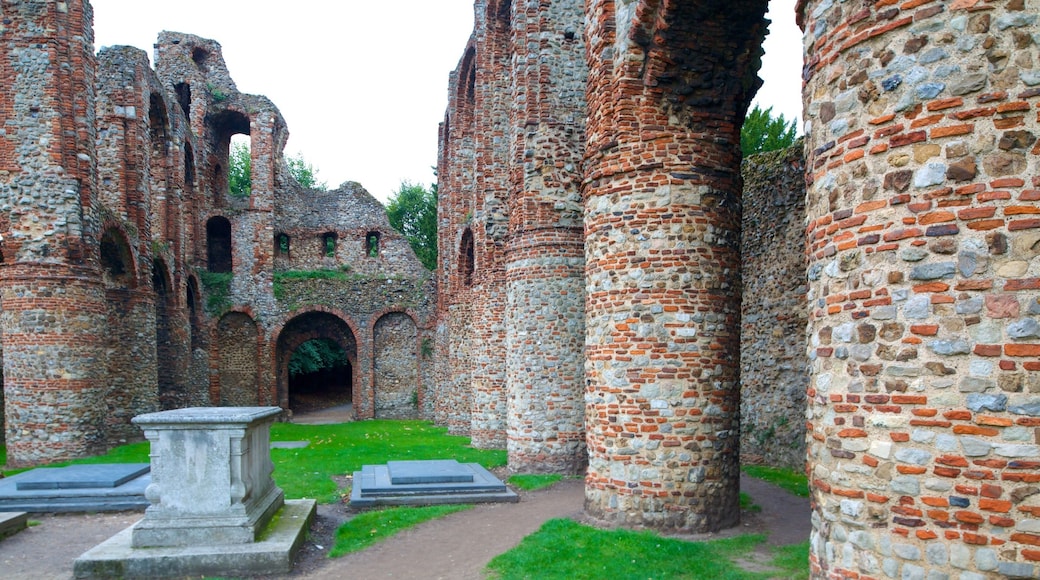 St Botolph\'s Church som viser en ruin, en kirke eller en katedral og historiske bygningsværker