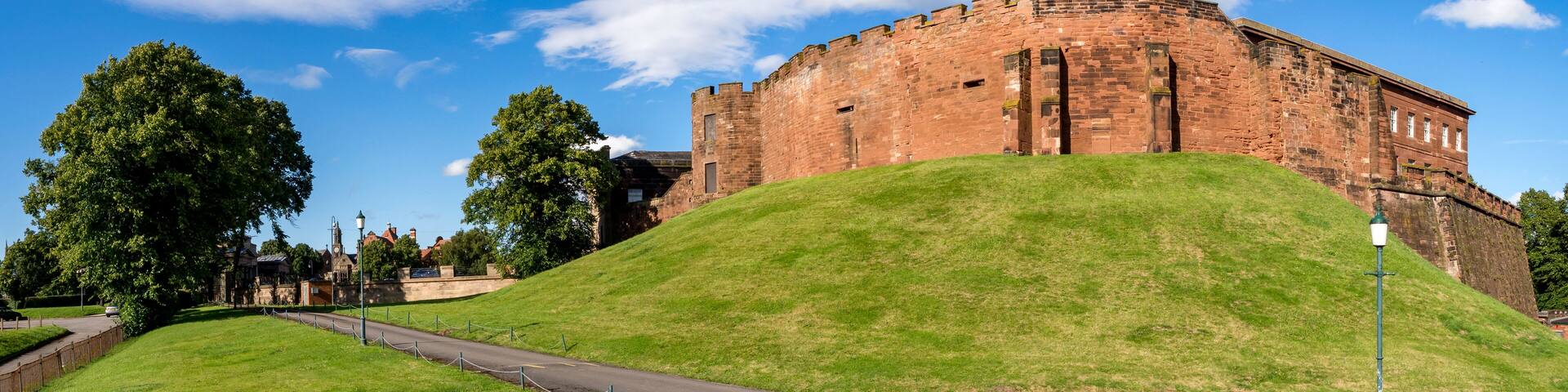 The Norman, Neoclassical Architectural style of Chester Castle, England.; Shutterstock ID 709710394