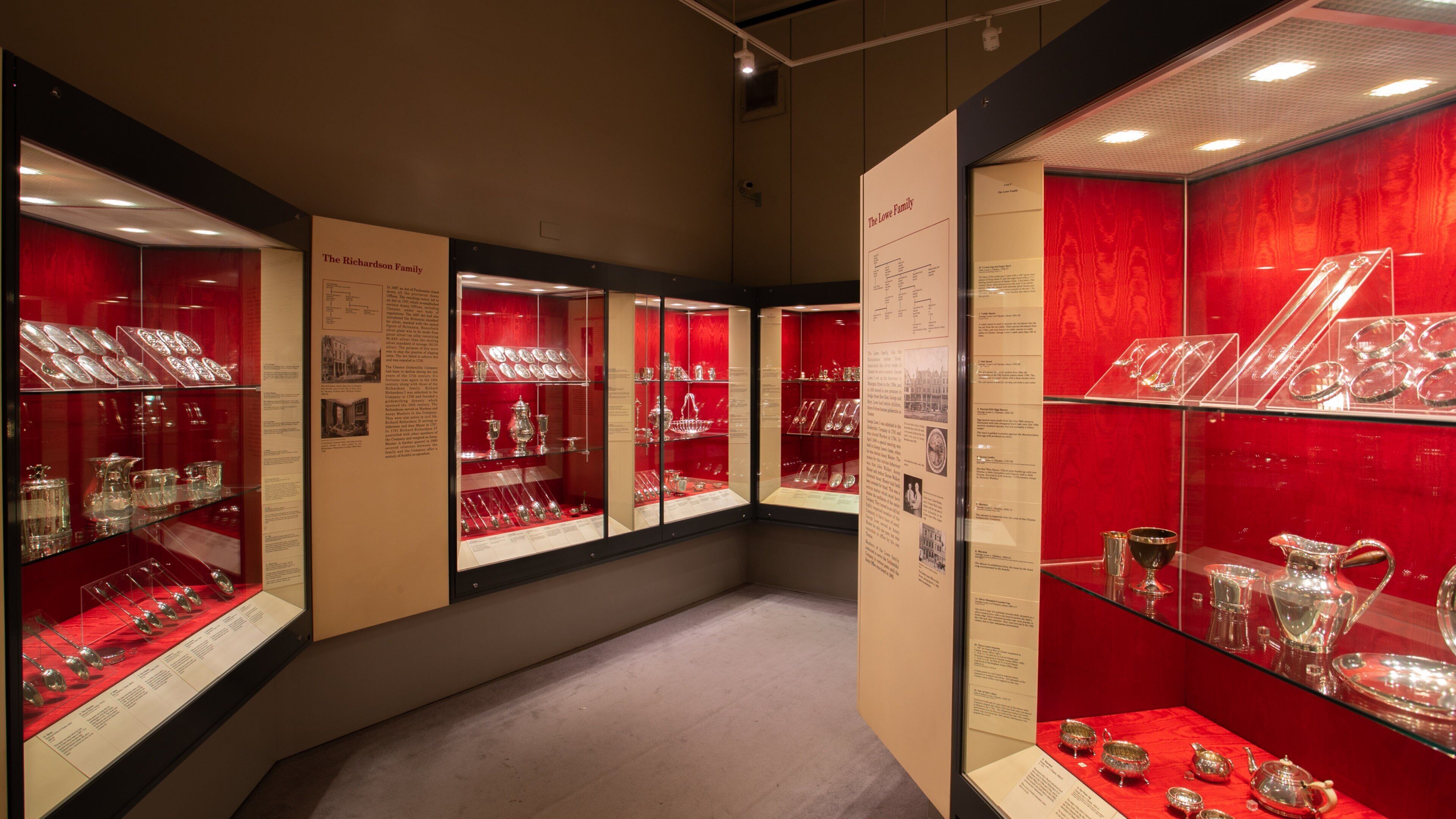 Grosvenor Museum featuring interior views