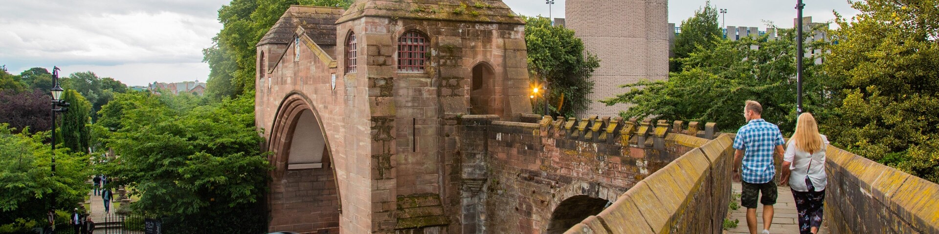 Chester featuring heritage architecture as well as a couple