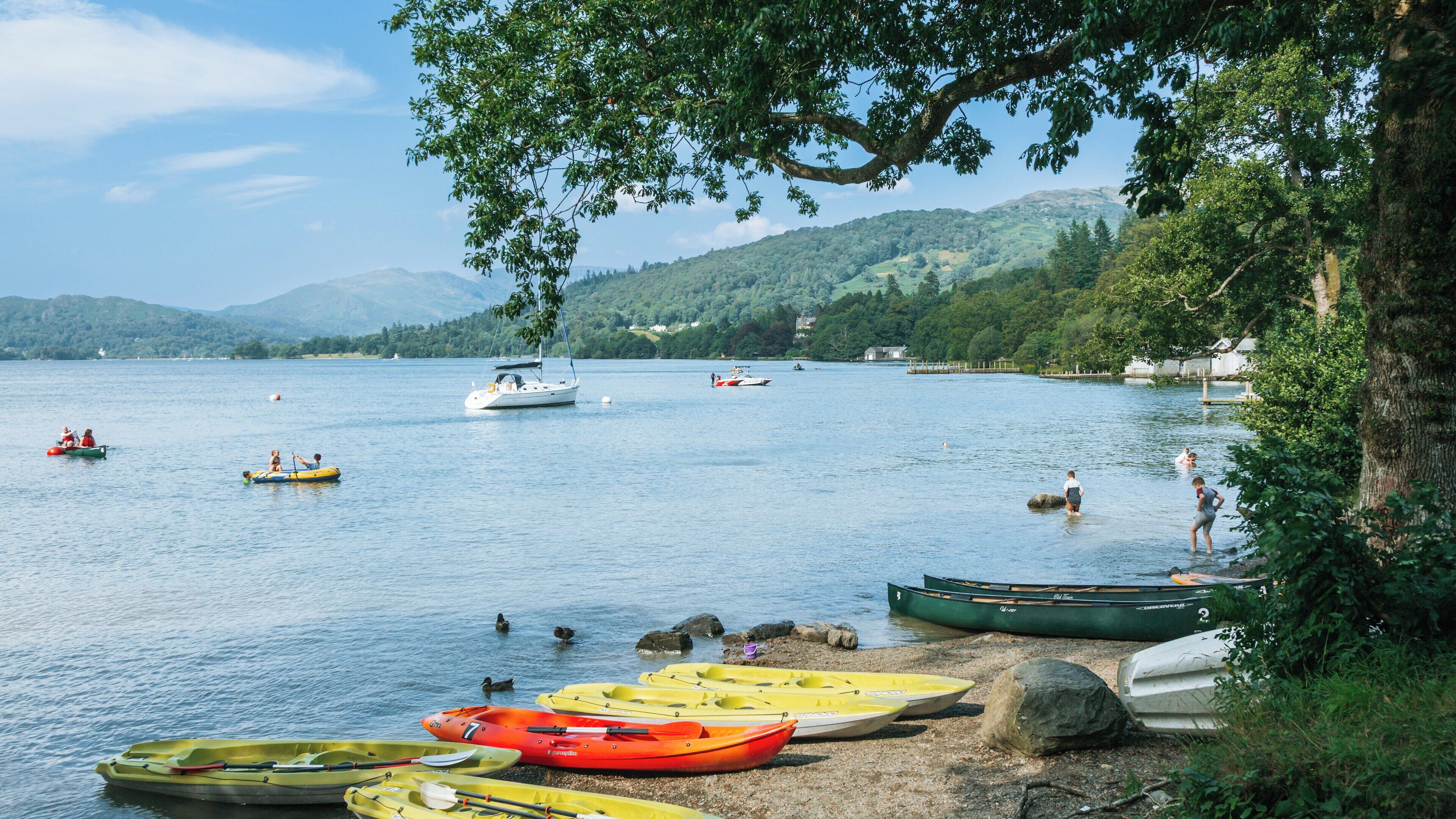 Brockhole Lake District Visitor Centre offers activities and scenic views near Windermere in England