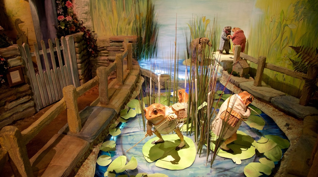 World of Beatrix Potter featuring animals and interior views